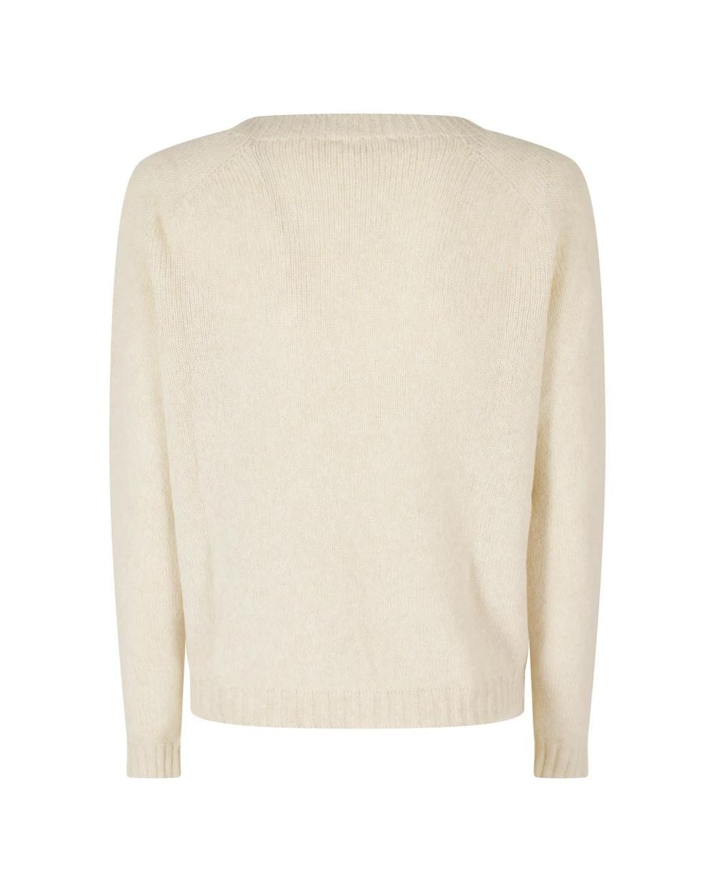 Roberto Collina White Round-Neck Knitwear