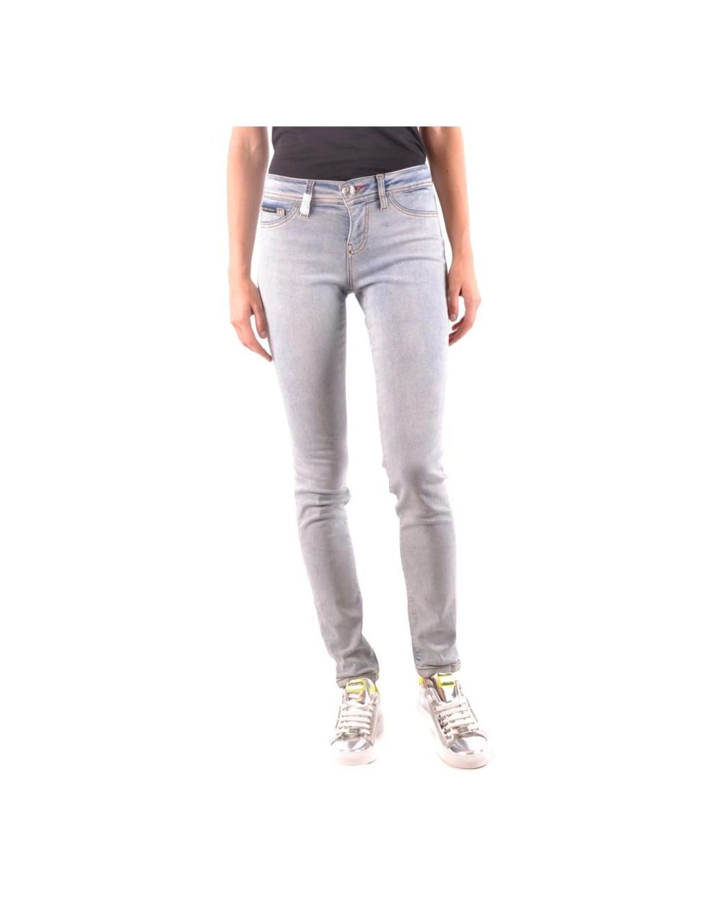 Philipp Plein Blue Skinny Fit Jeans