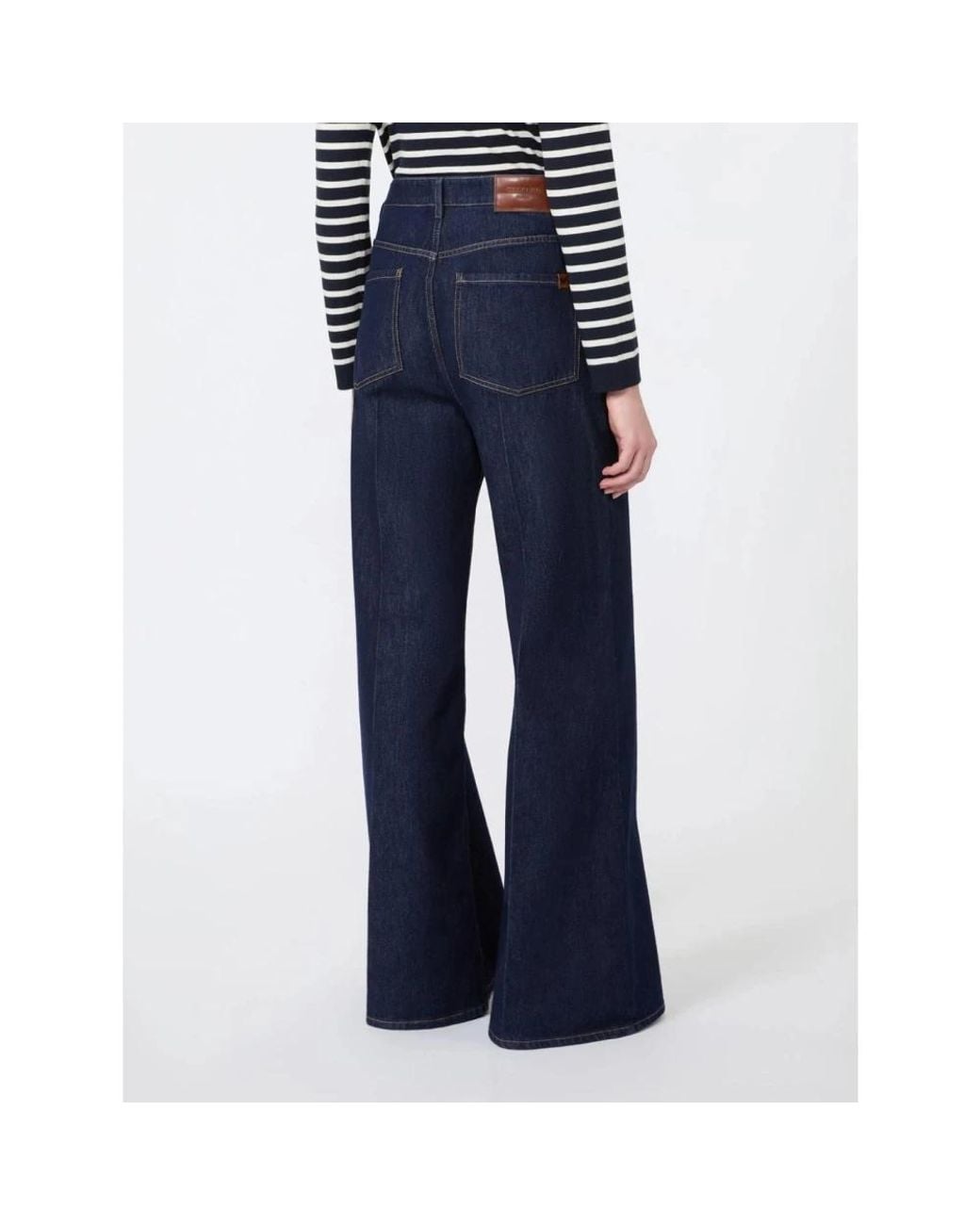 Weekend by Maxmara Blue Wide Jeans