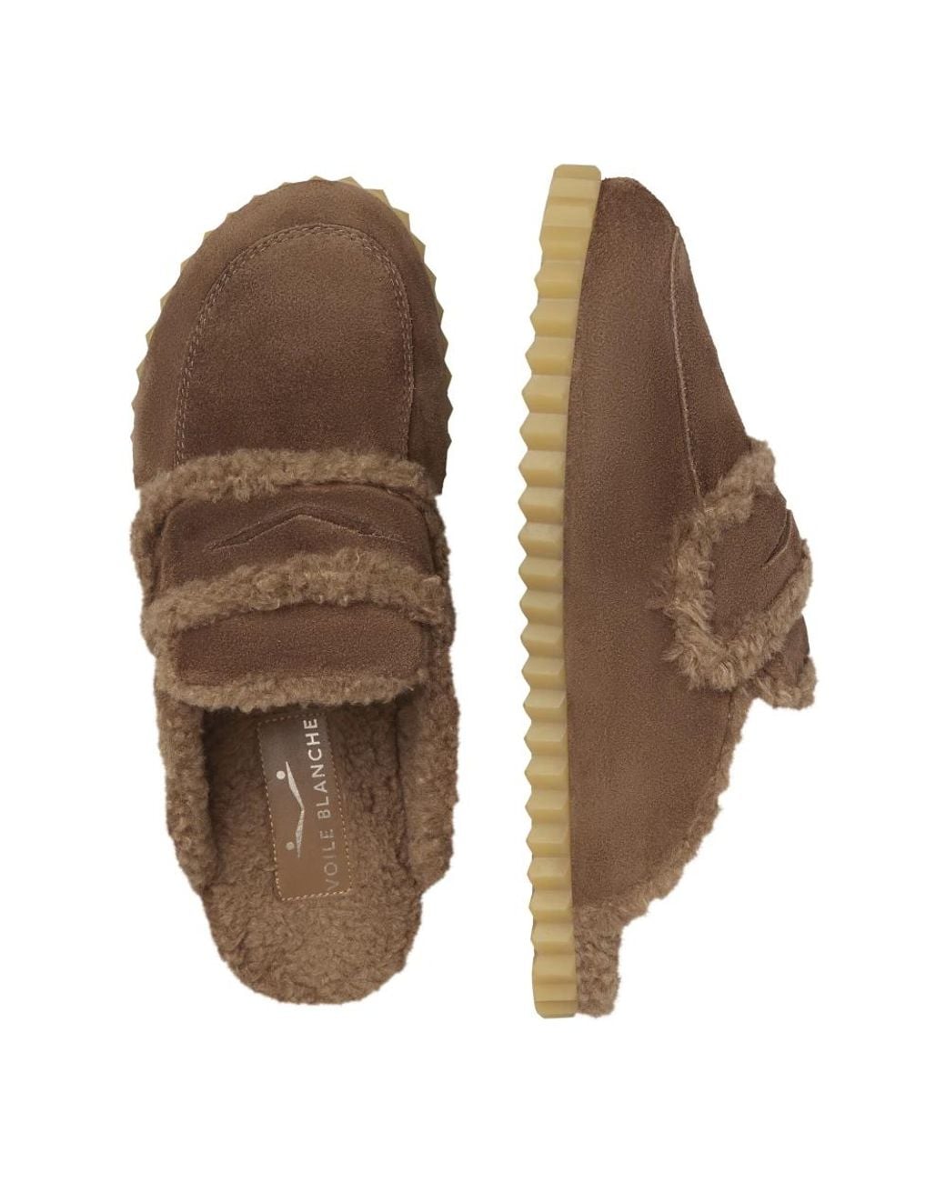 Voile Blanche Brown Mules