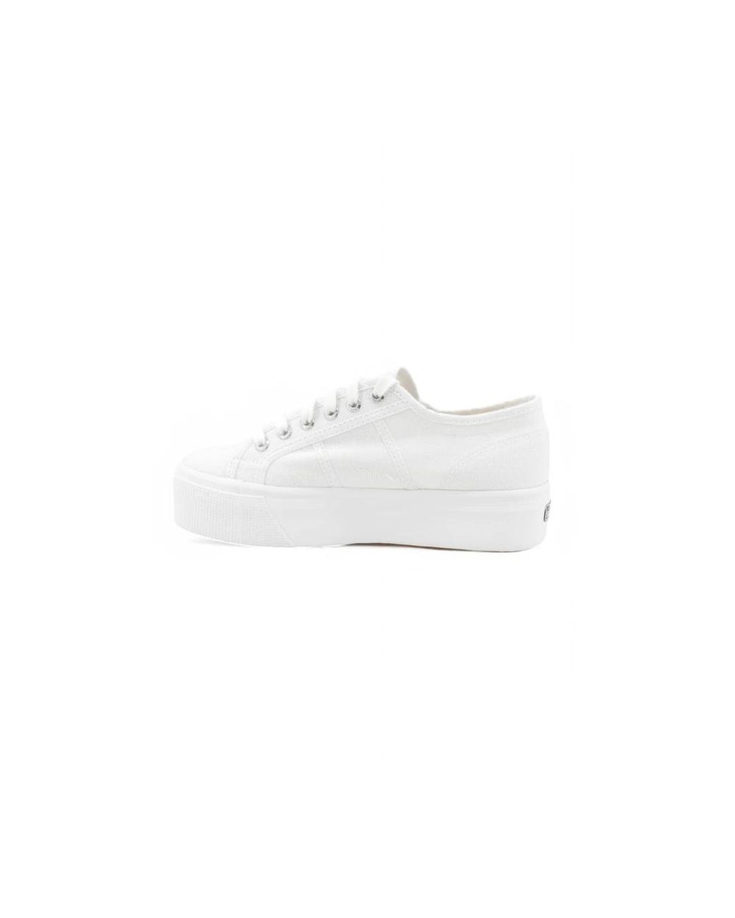 Superga White 2790 Platform Sneaker
