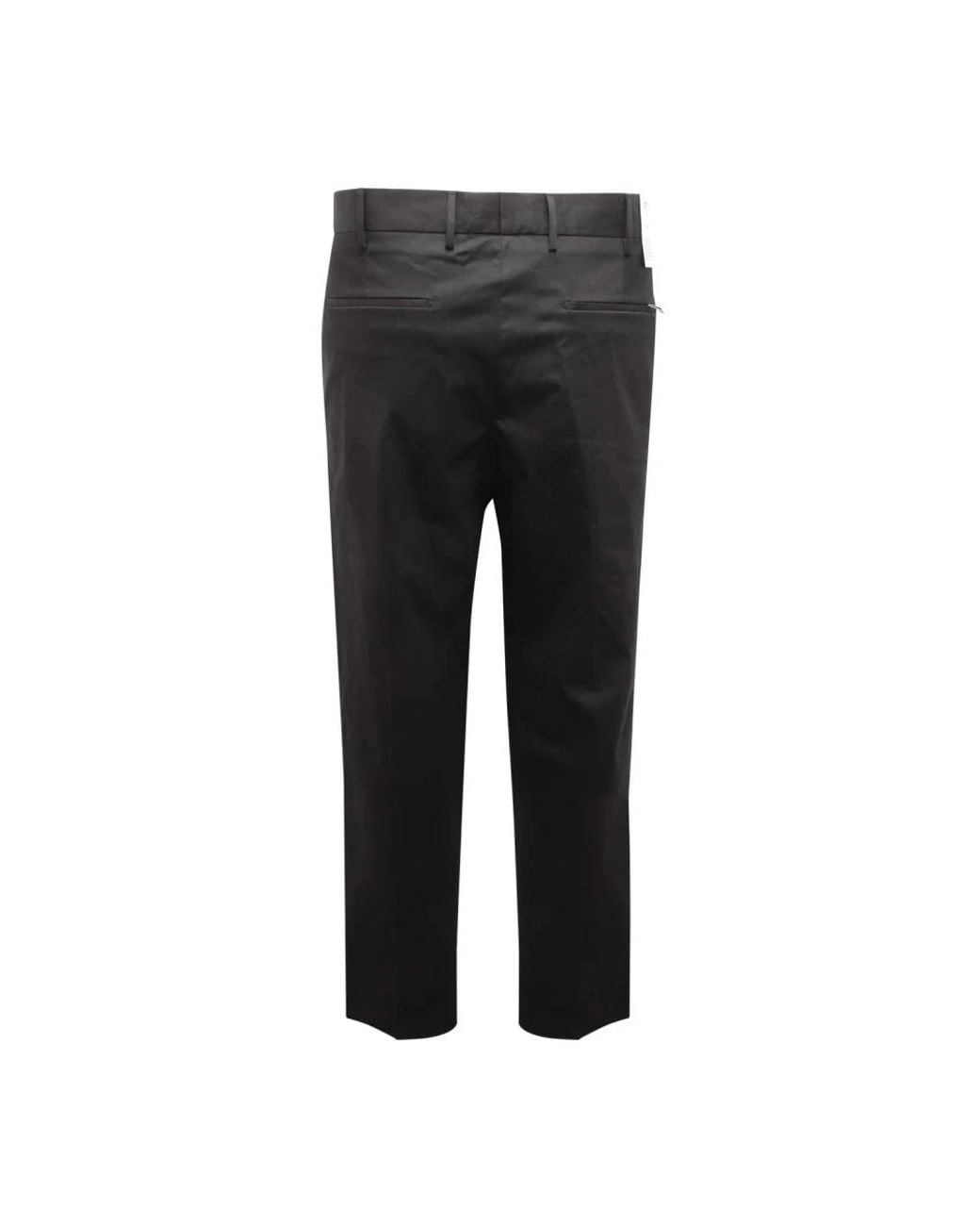 PT01 Black Slim-Fit Trousers for men