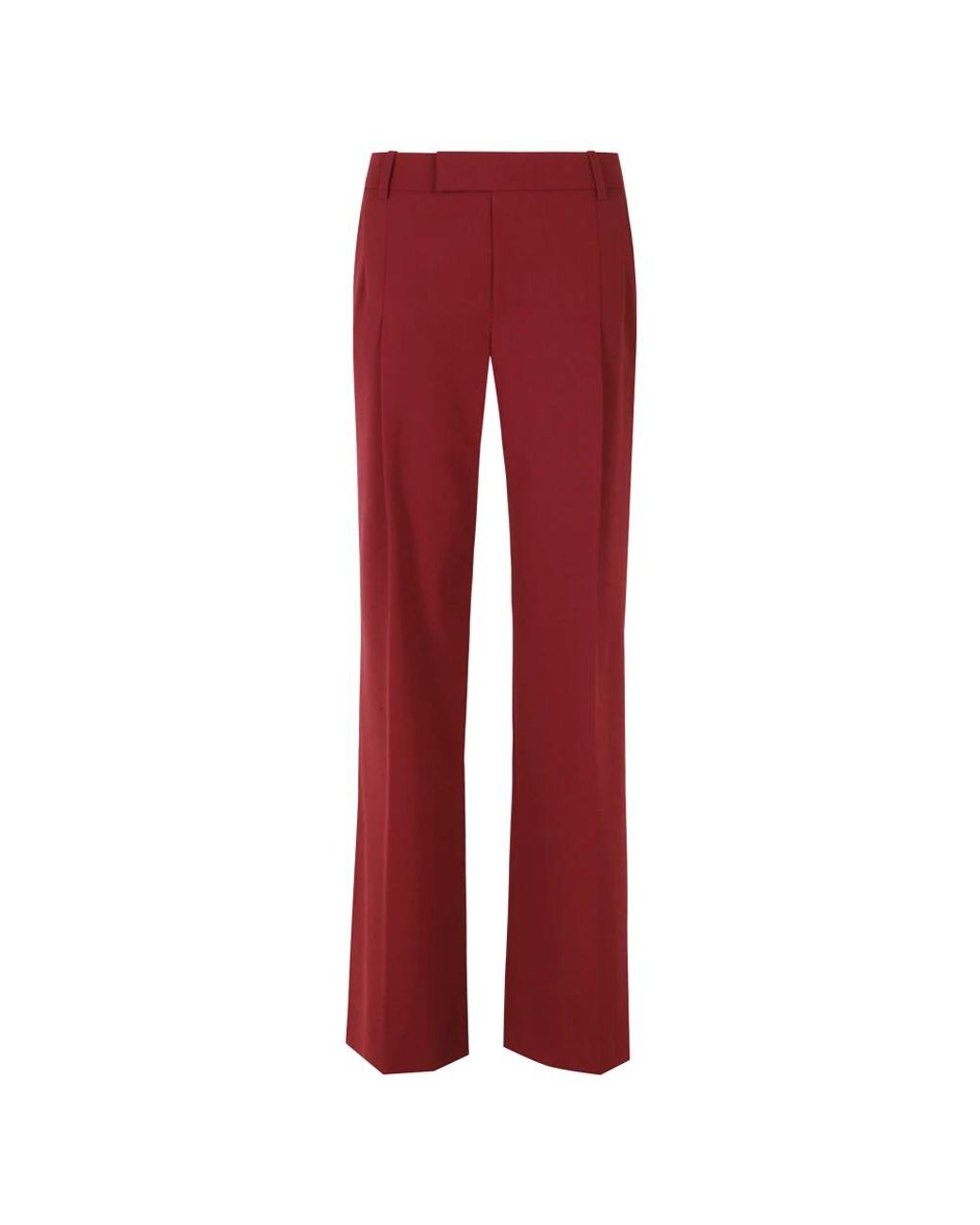 FEDERICA TOSI Red Wide Trousers