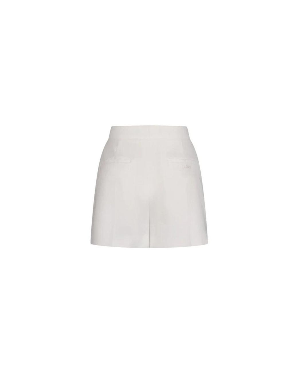 Fendi White Short Shorts