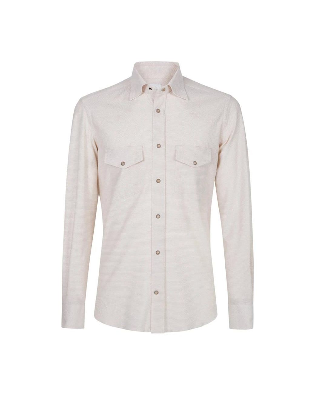 Eleventy White Casual Shirts for men