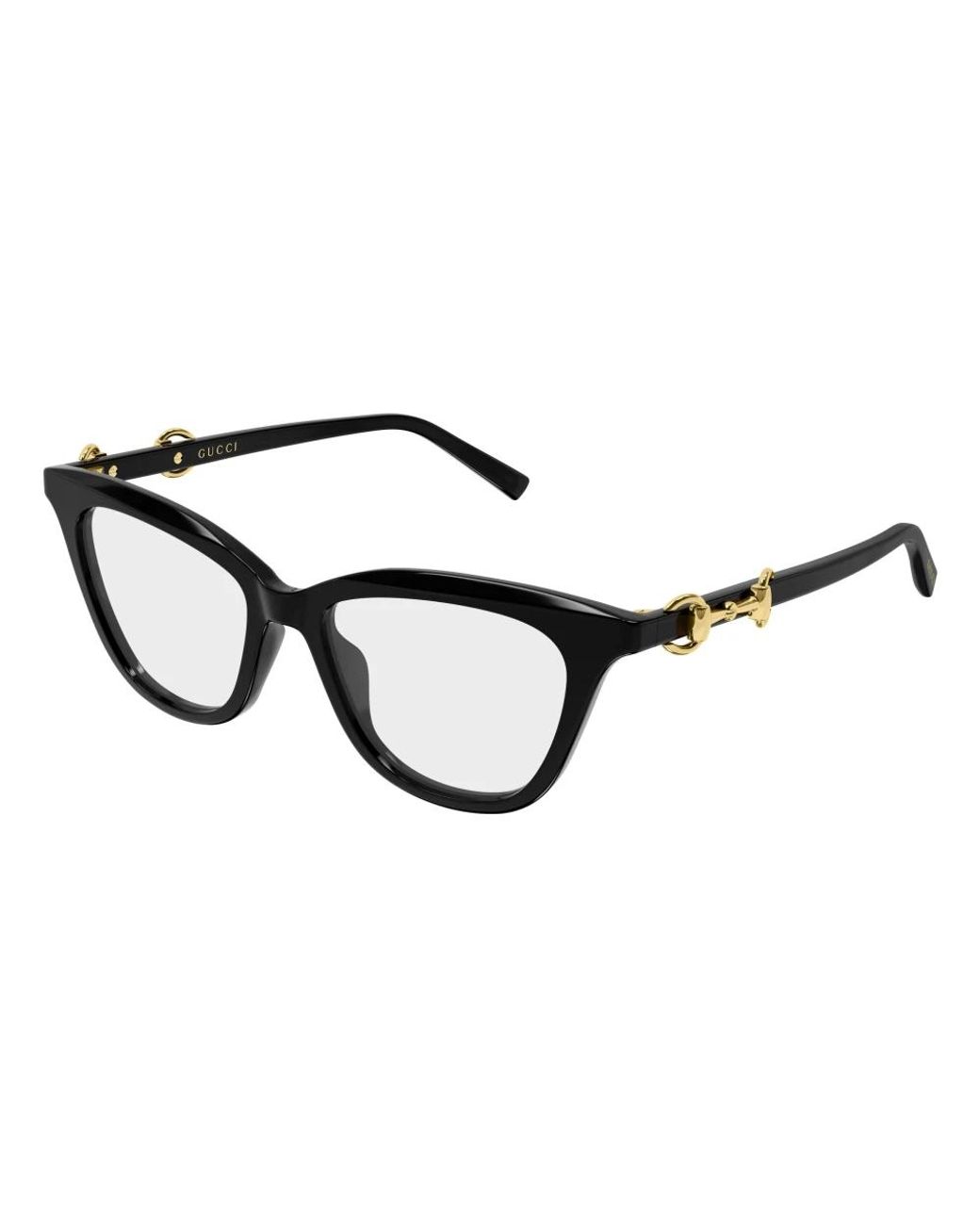Gucci Black Cat-Eye-Brille