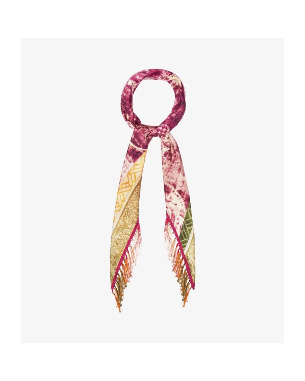 Pierre Louis Mascia Pink Silky Scarves