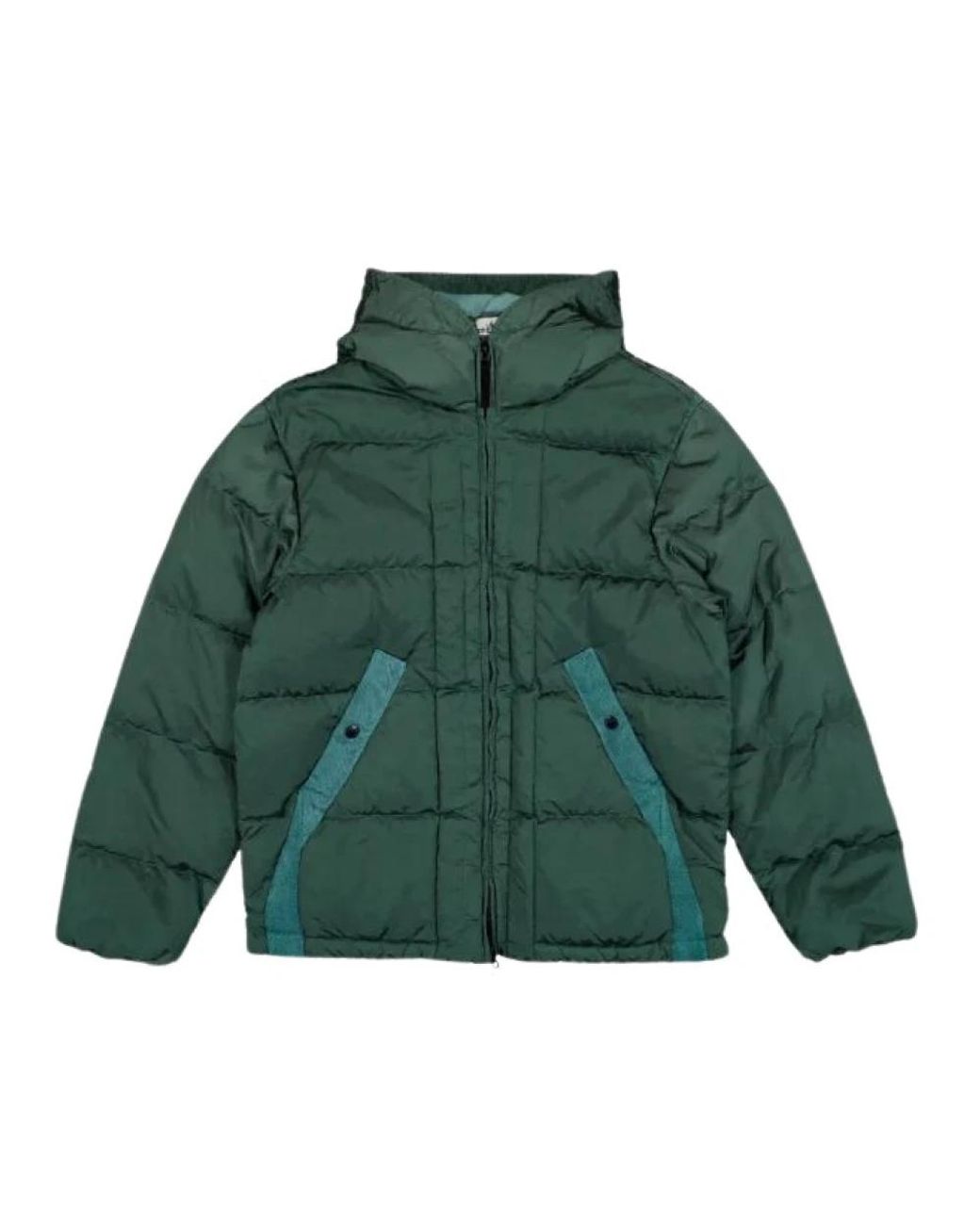 Stone Island Green Winter Jackets for men