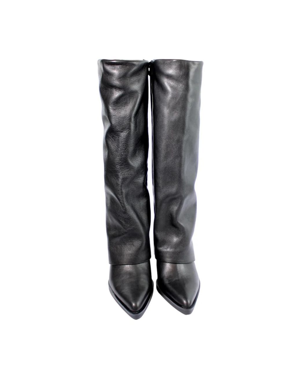 Elvio Zanon Gray Cowboy & Biker Boots