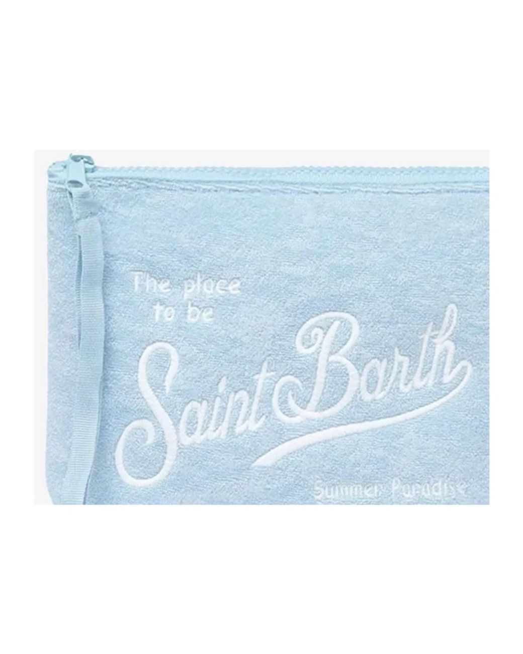 Mc2 Saint Barth Tassen ,Blauw ,Aline Sponge Clutch in het Blue