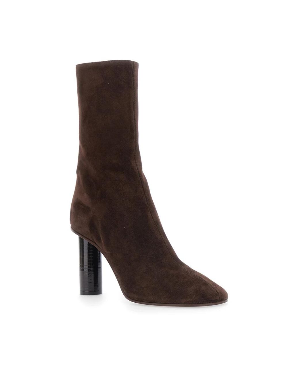 Paris Texas Brown Heeled Boots