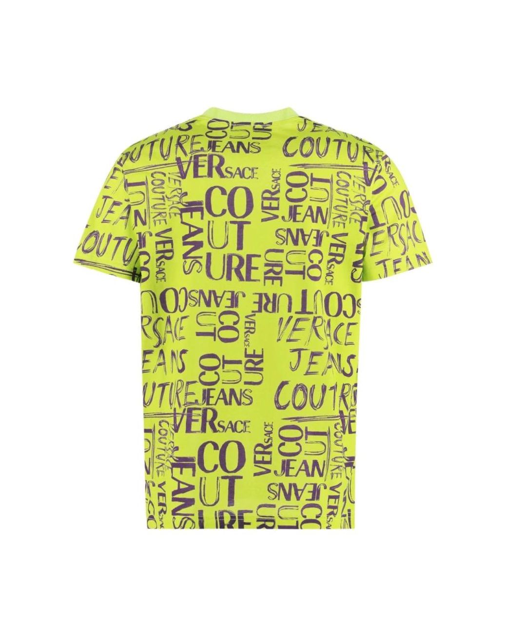 Versace Jeans Couture Yellow T-Shirts for men