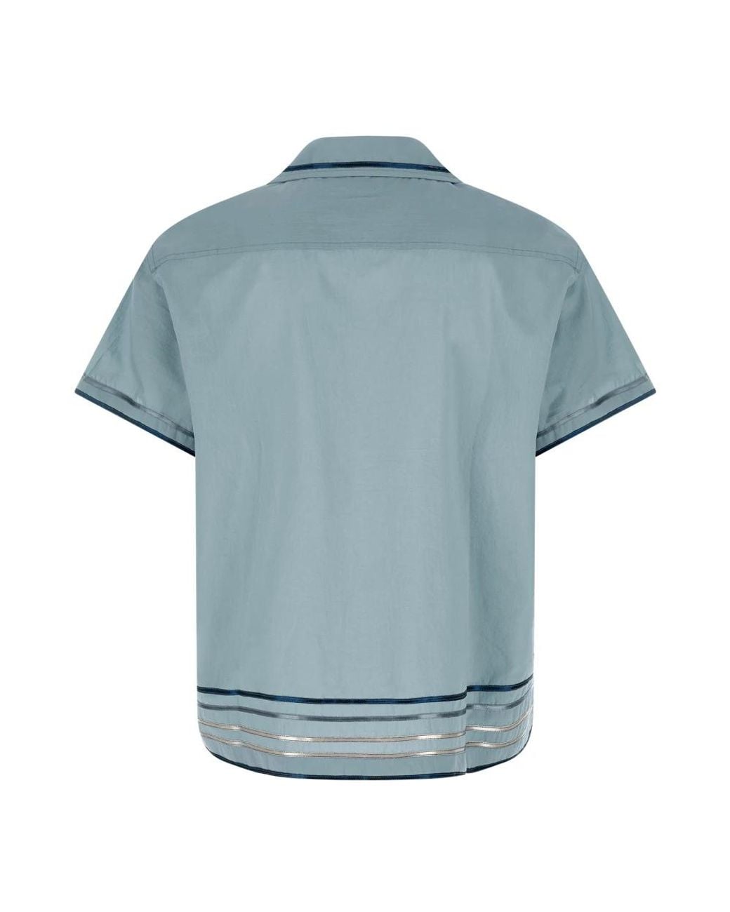 Bode Blue Short Sleeve Shirts for men