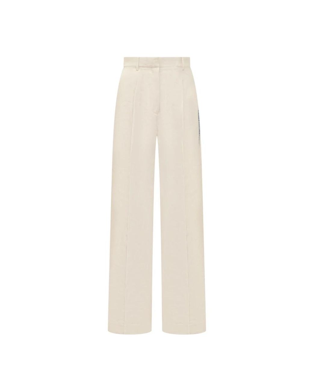 J.W. Anderson White Straight Trousers