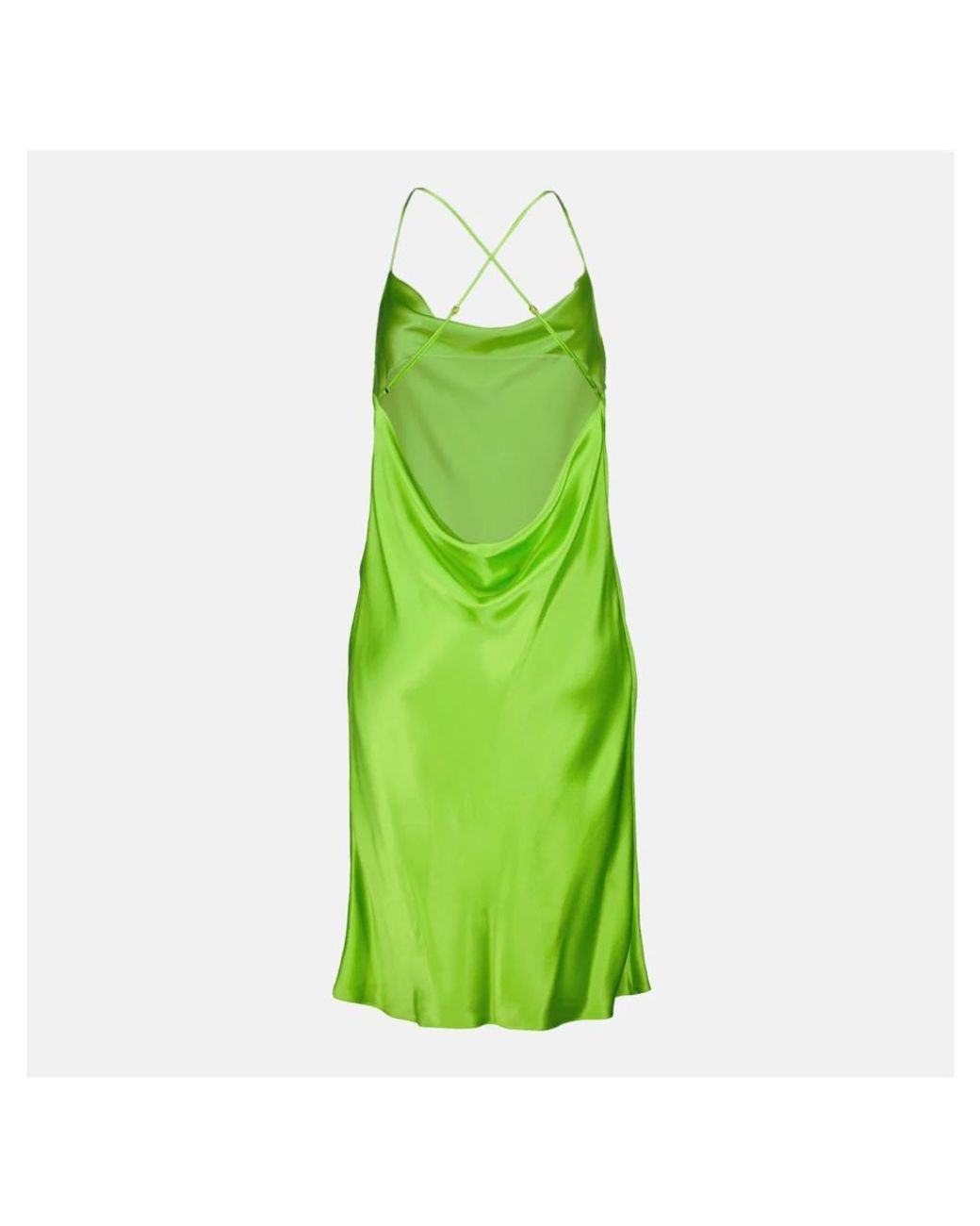 Saint Laurent Green Party Dresses