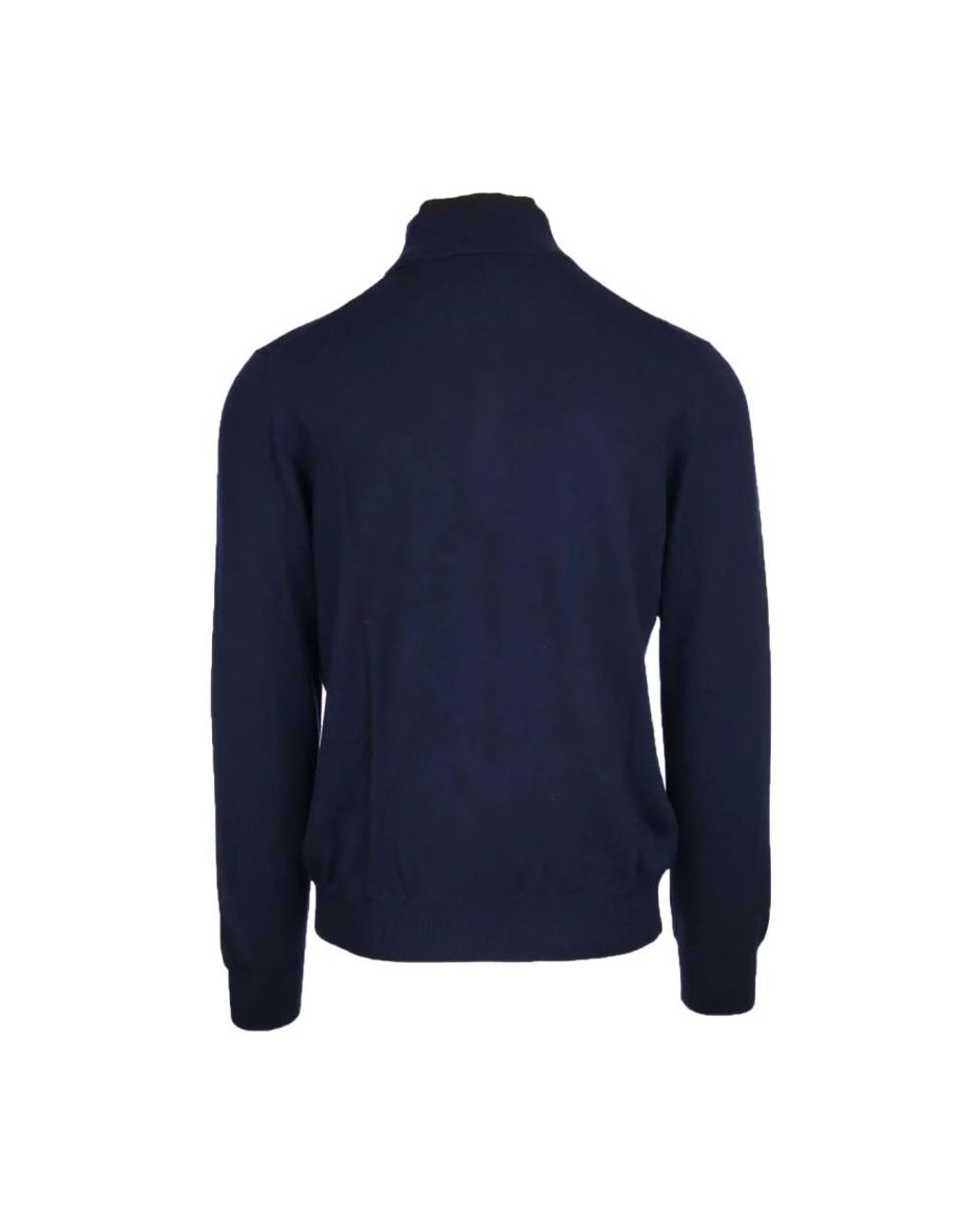 Gran Sasso Blue Zip-Throughs for men