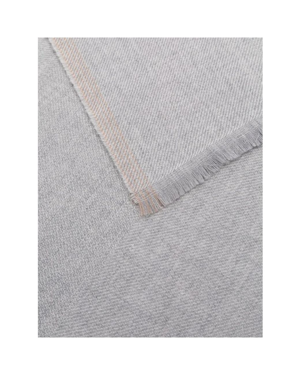 Brunello Cucinelli Gray Winter Scarves for men