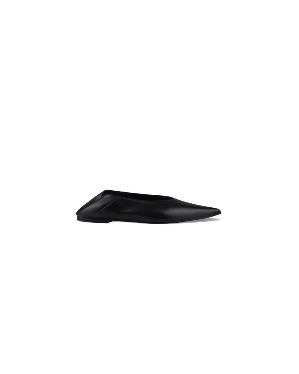 Saint Laurent Black Ballerinas