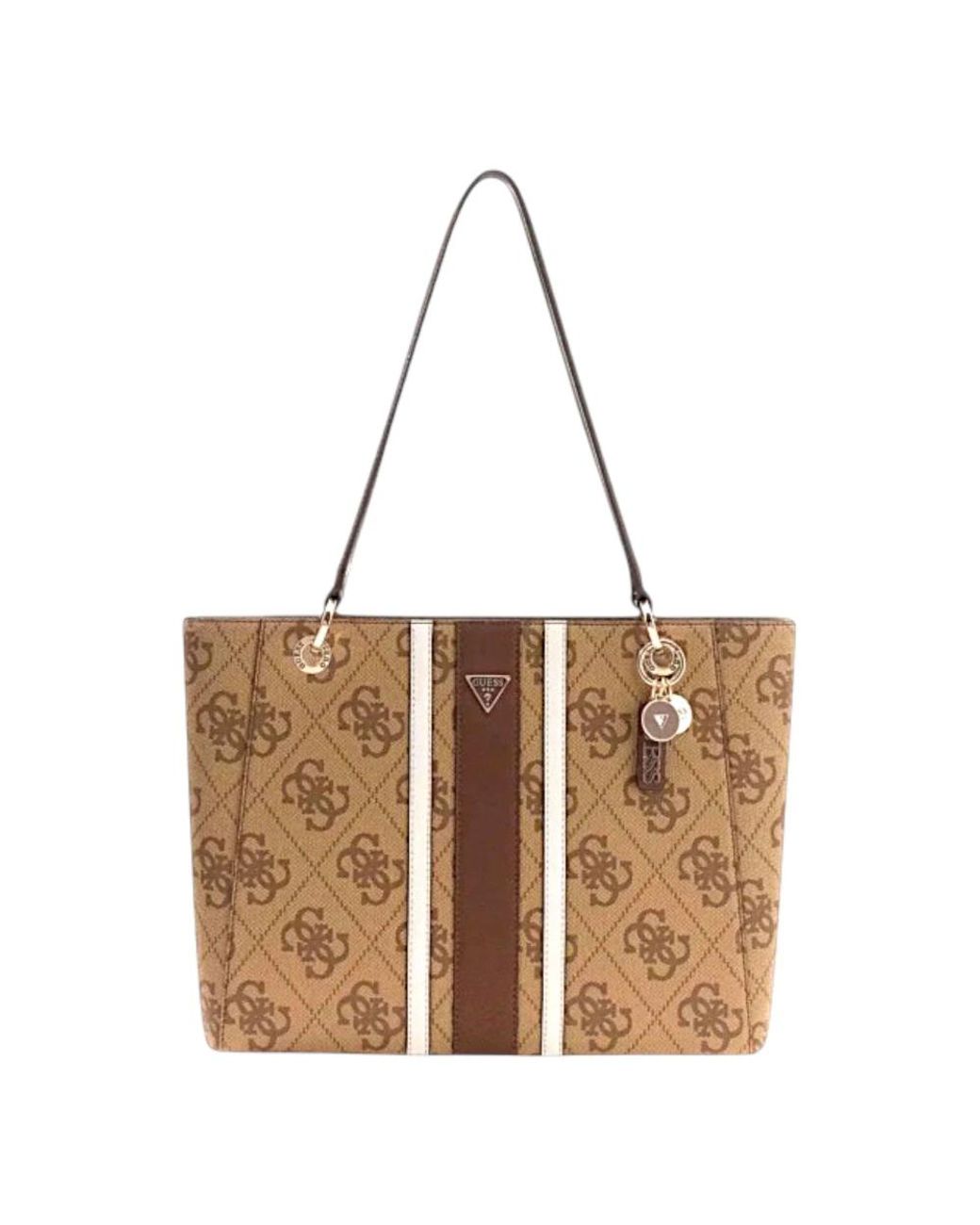 Guess Brown Tote Bags