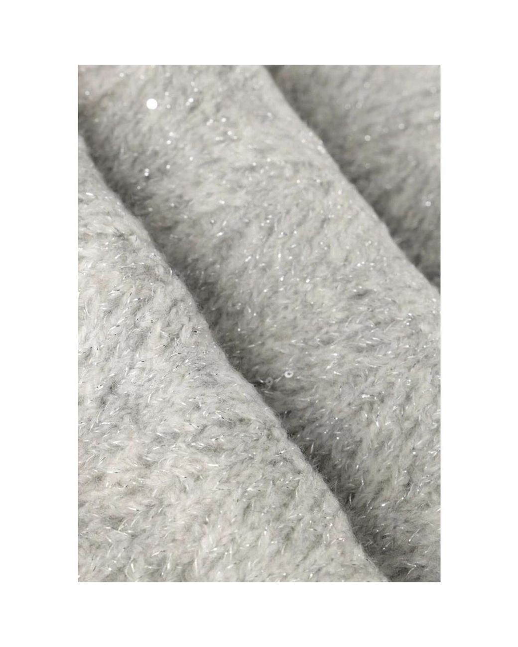 Liu Jo Gray Sciarpa Filo Paillettes