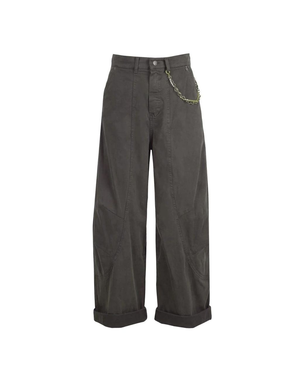 Souvenir Clubbing Gray Wide Trousers