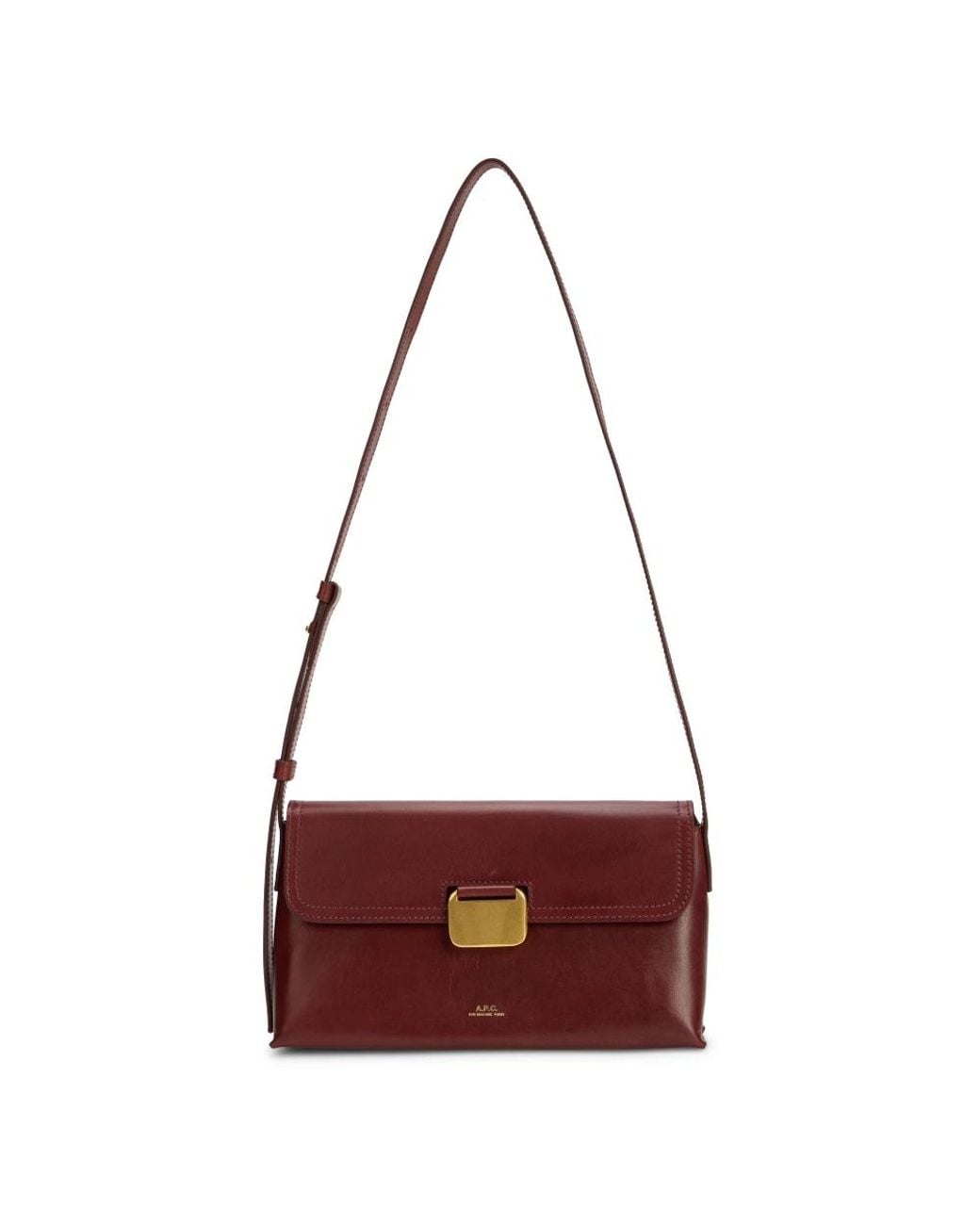 A.P.C. Red Shoulder Bags