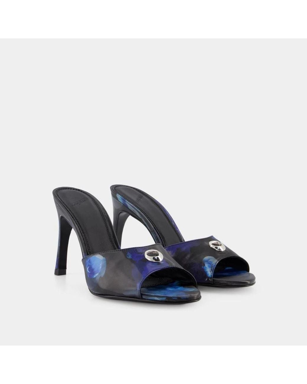 Coperni Blue Holographic Logo Mules
