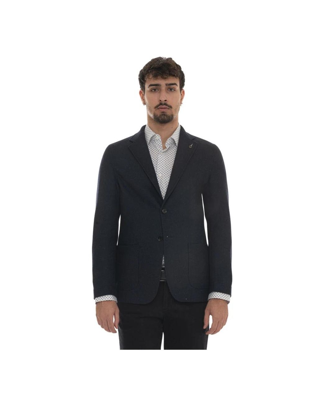 Paoloni Black Blazers for men