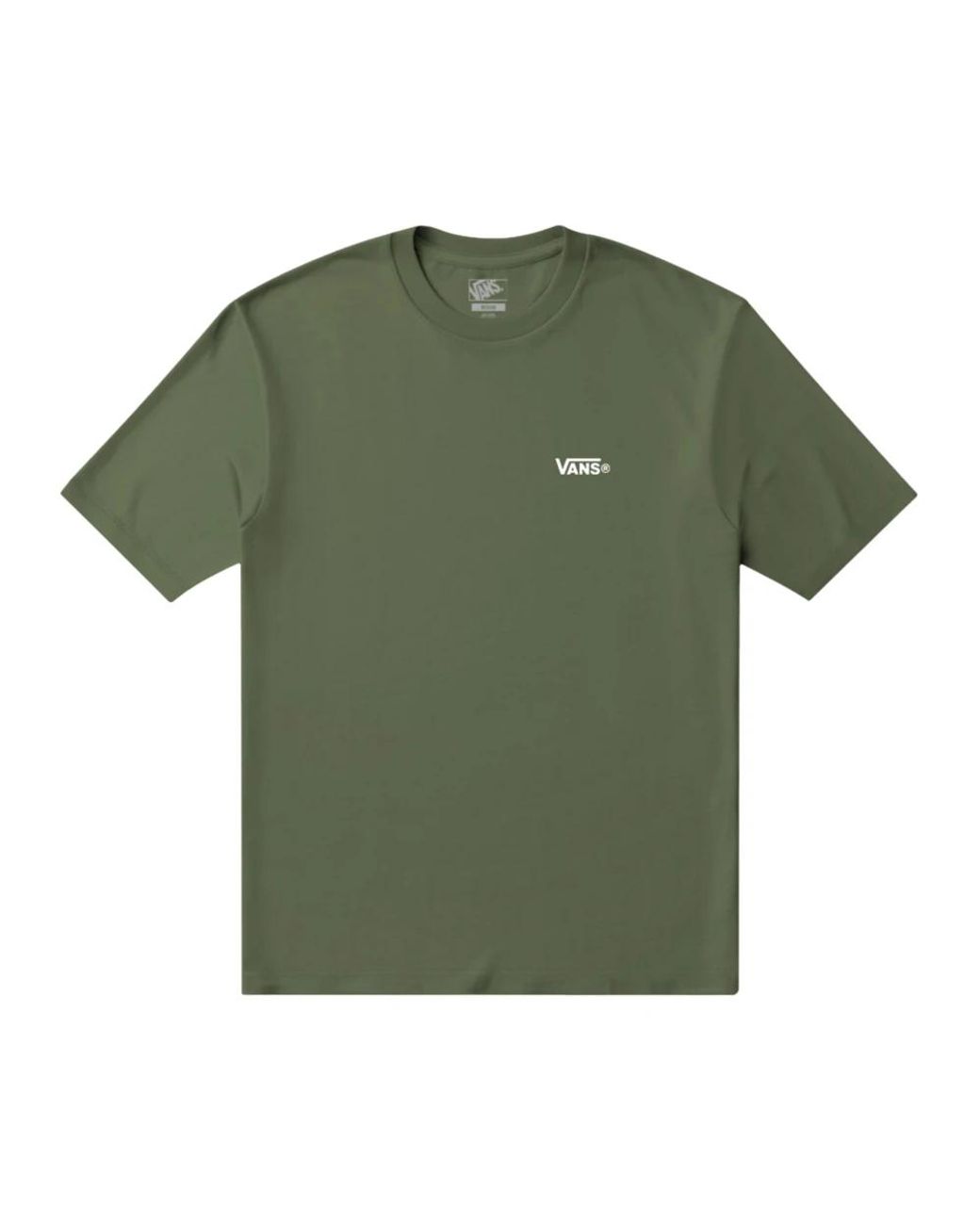 Vans New Left Chest Ss Tee in het Green voor heren
