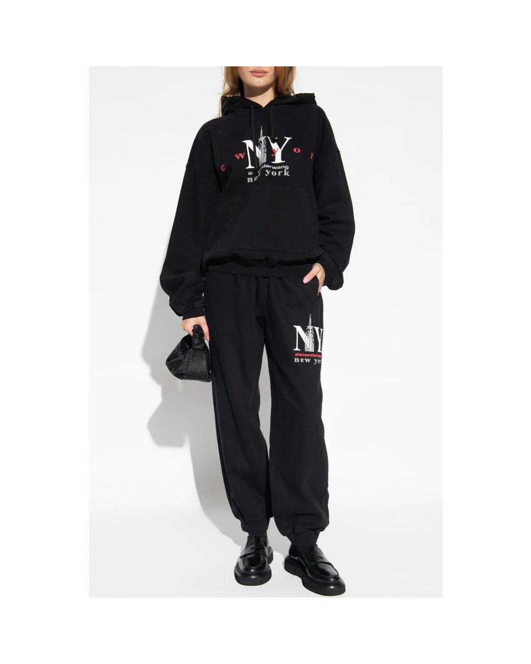 Sudadera Estampada, Mujer, Talla Alexander Wang de color Black
