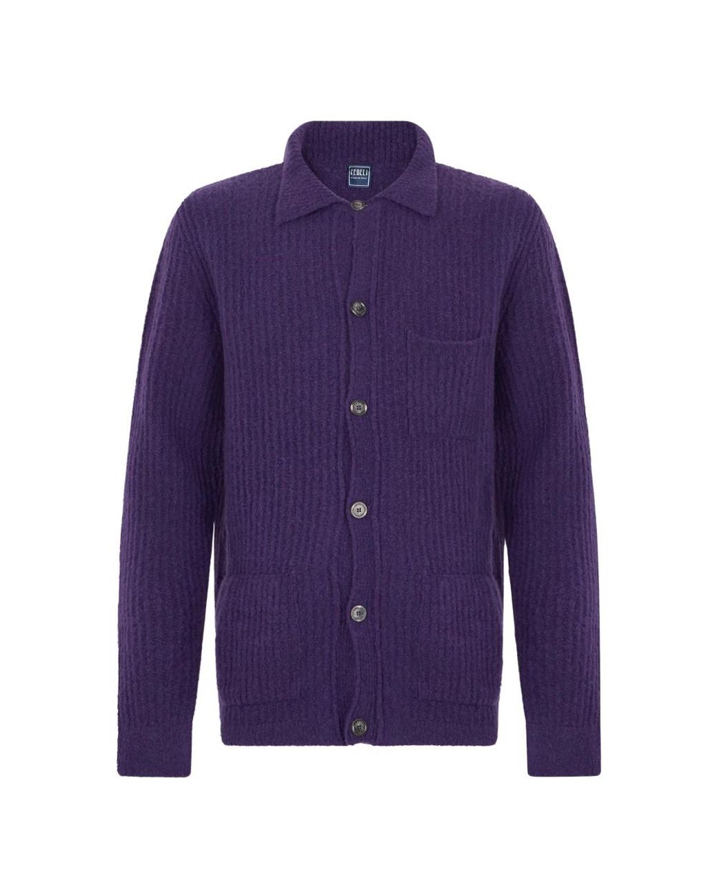 Cardigans Fedeli pour homme en coloris Blue