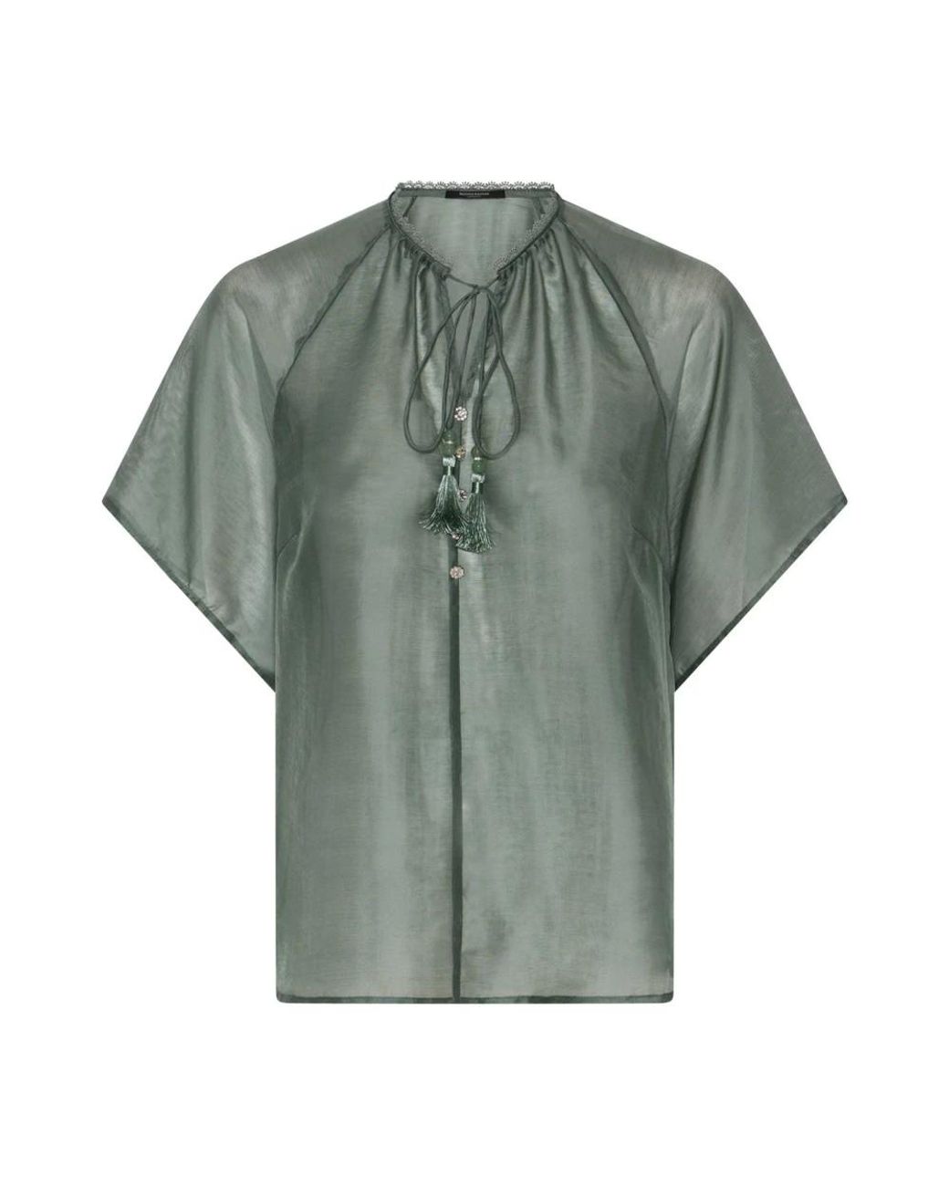 Blouses Bruuns Bazaar de color Green