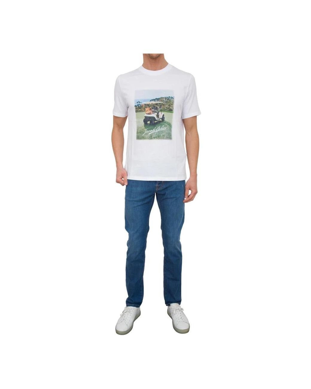 Jacob Cohen Blue T-Shirts for men