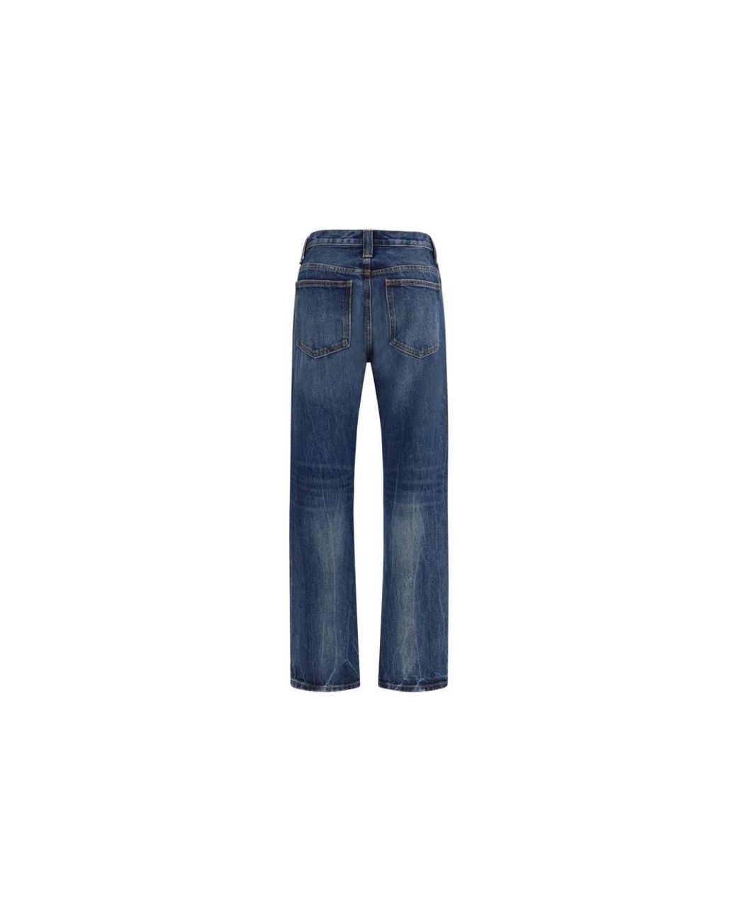 Khaite Blue Straight Fit Jeans