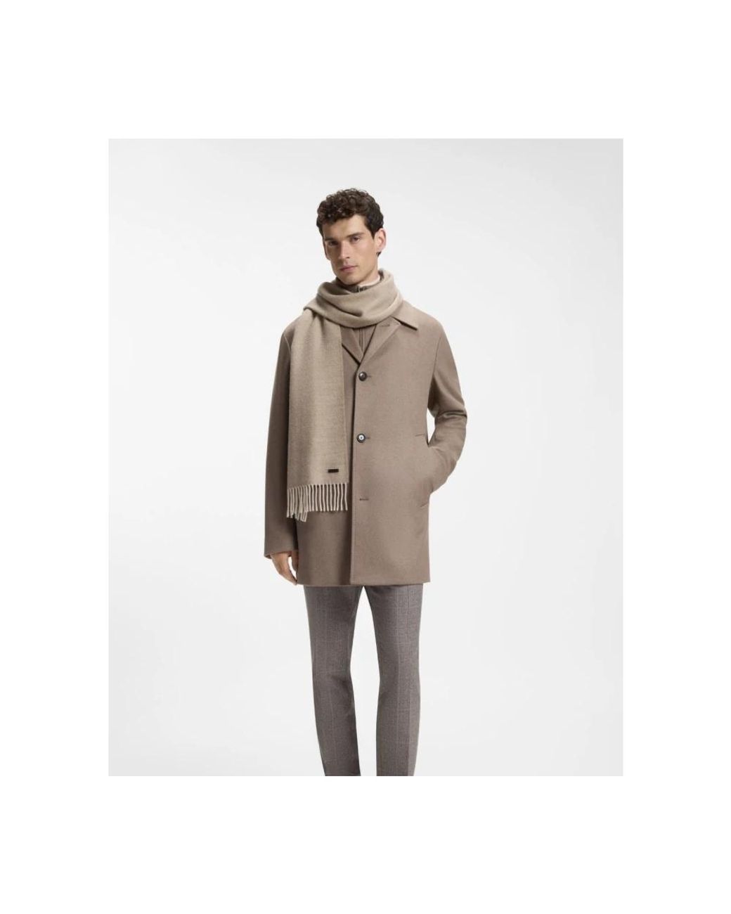 Boss Natural Winter Scarves for men