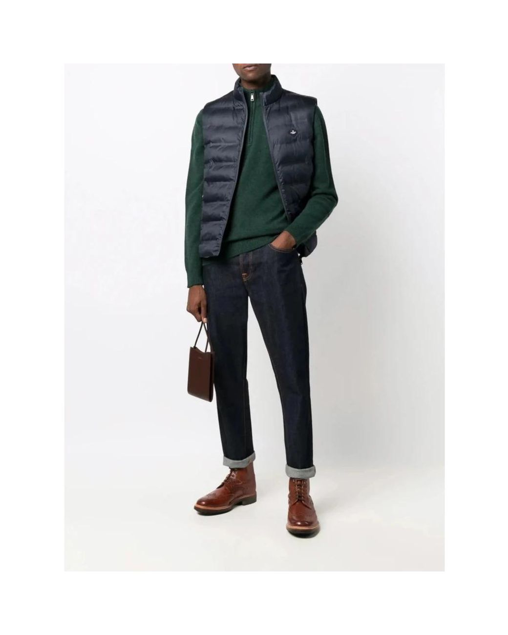 Hackett Gilet Mit Logo-Patch in Blue für Herren