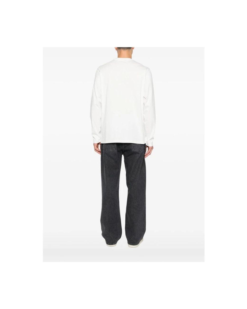 Autry White Long Sleeve Tops for men