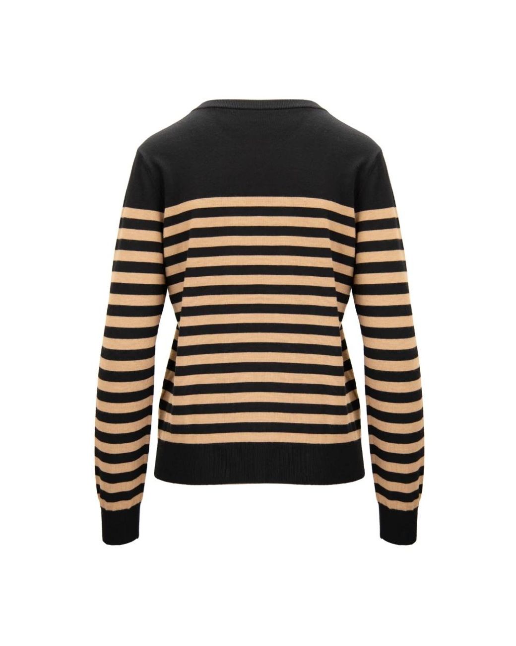 Elisabetta Franchi Black Round-Neck Knitwear