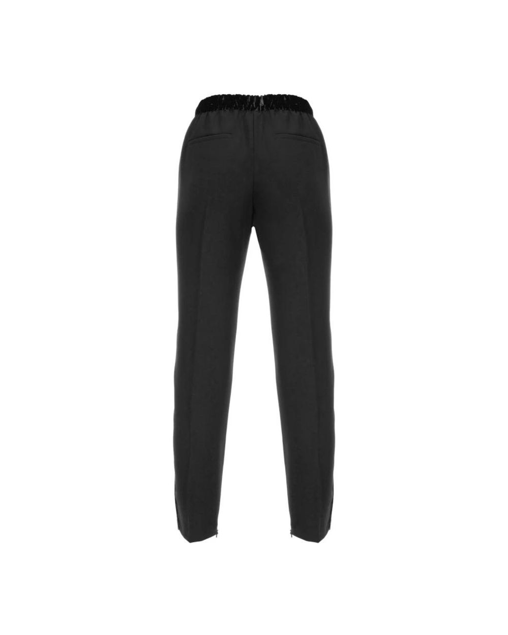 Pinko Black Slim-Fit Trousers