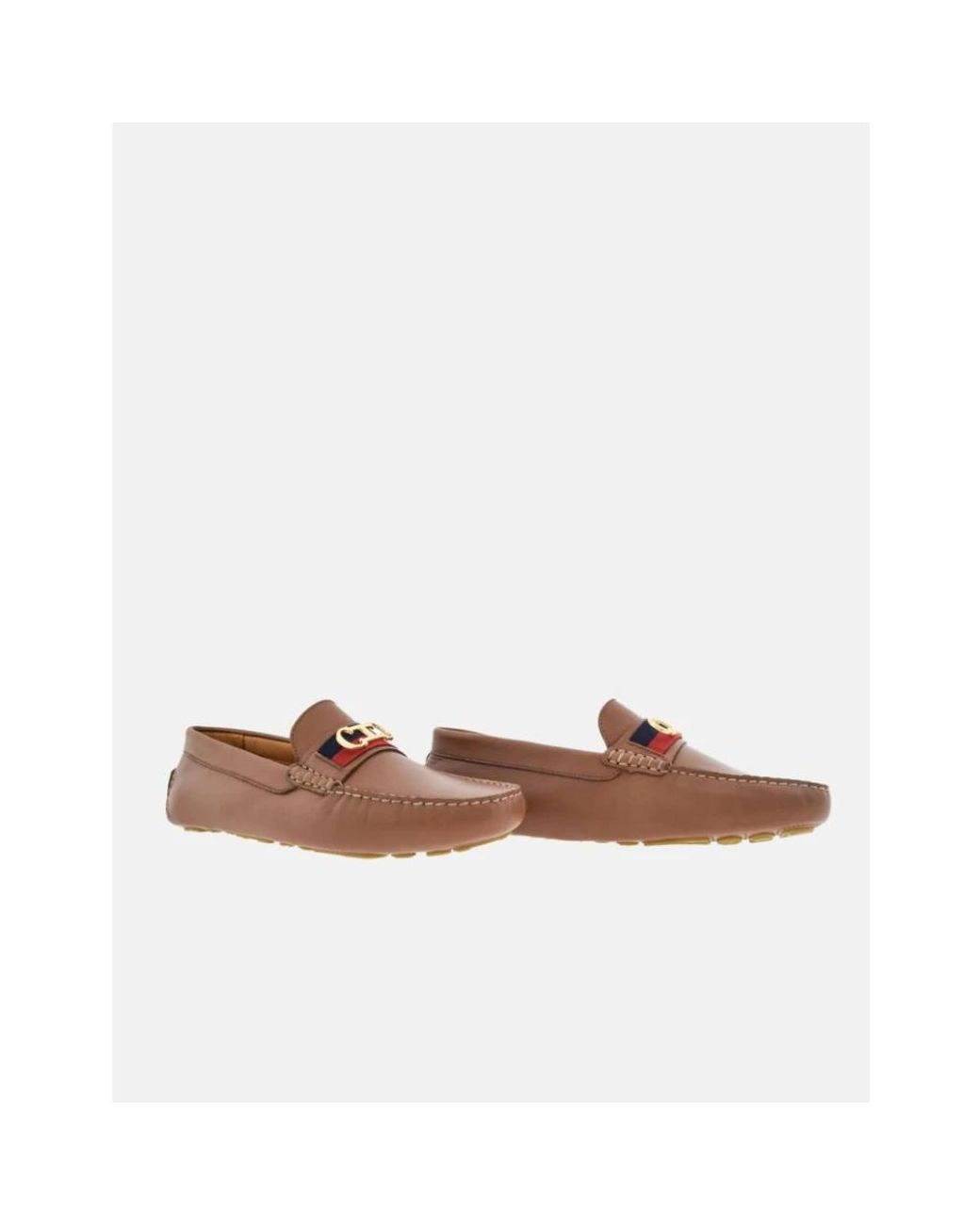 Carolina Herrera Brown Loafers