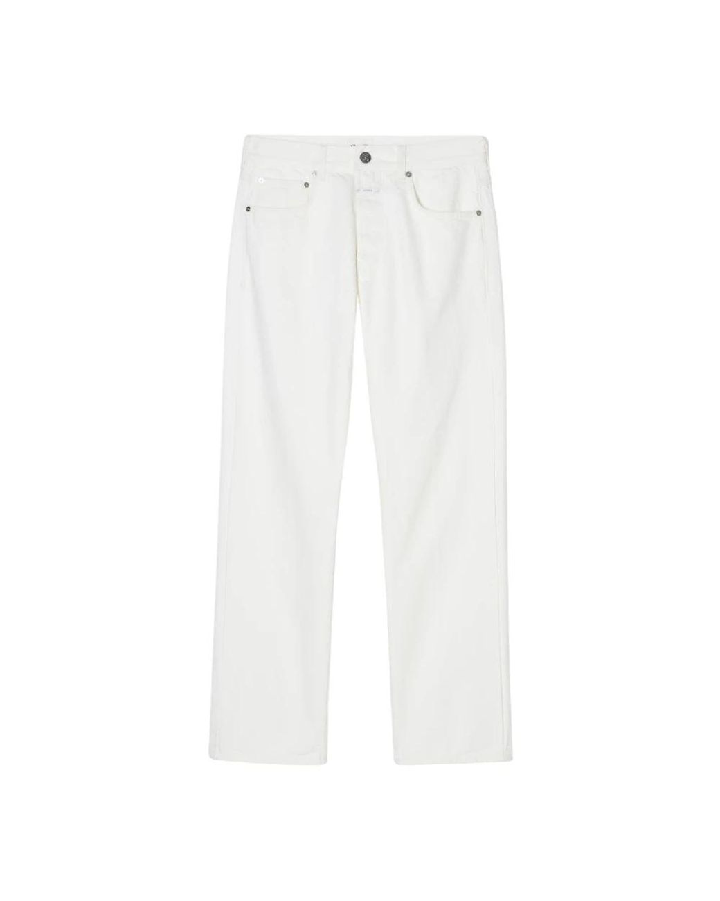 Closed White Straight Fit Jeans