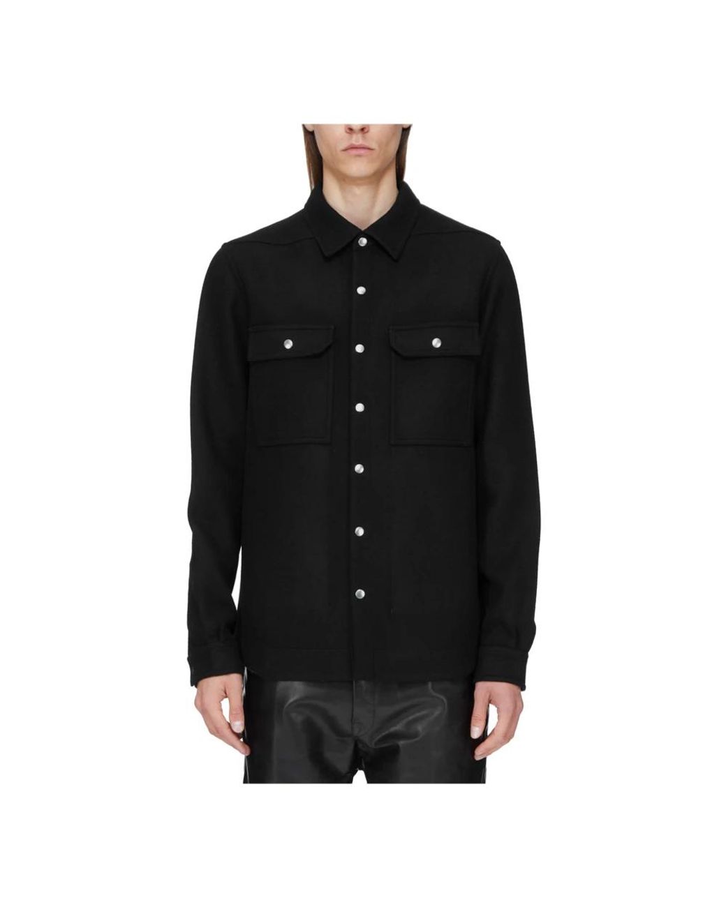 Rick Owens Black Casual Shirts for men