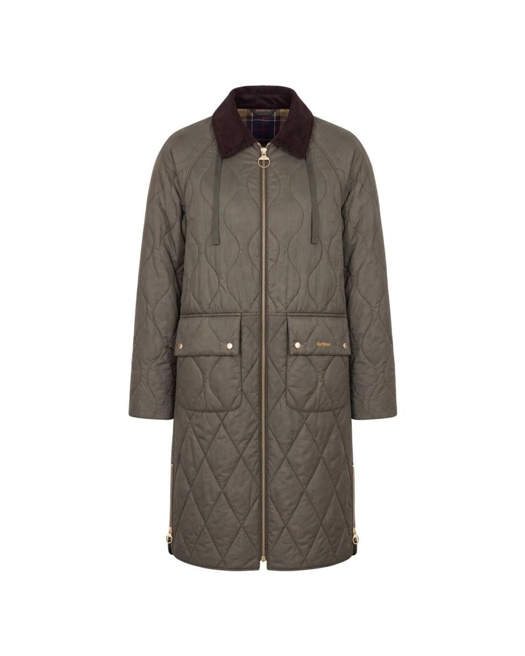 Barbour Osbourne Quilted Jacket in het Brown