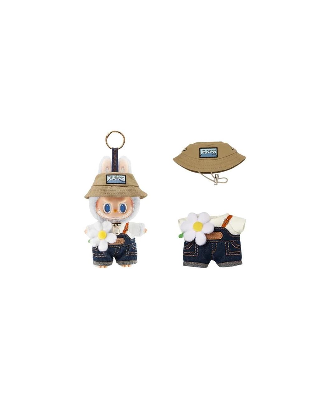 LABUBU White Keychains