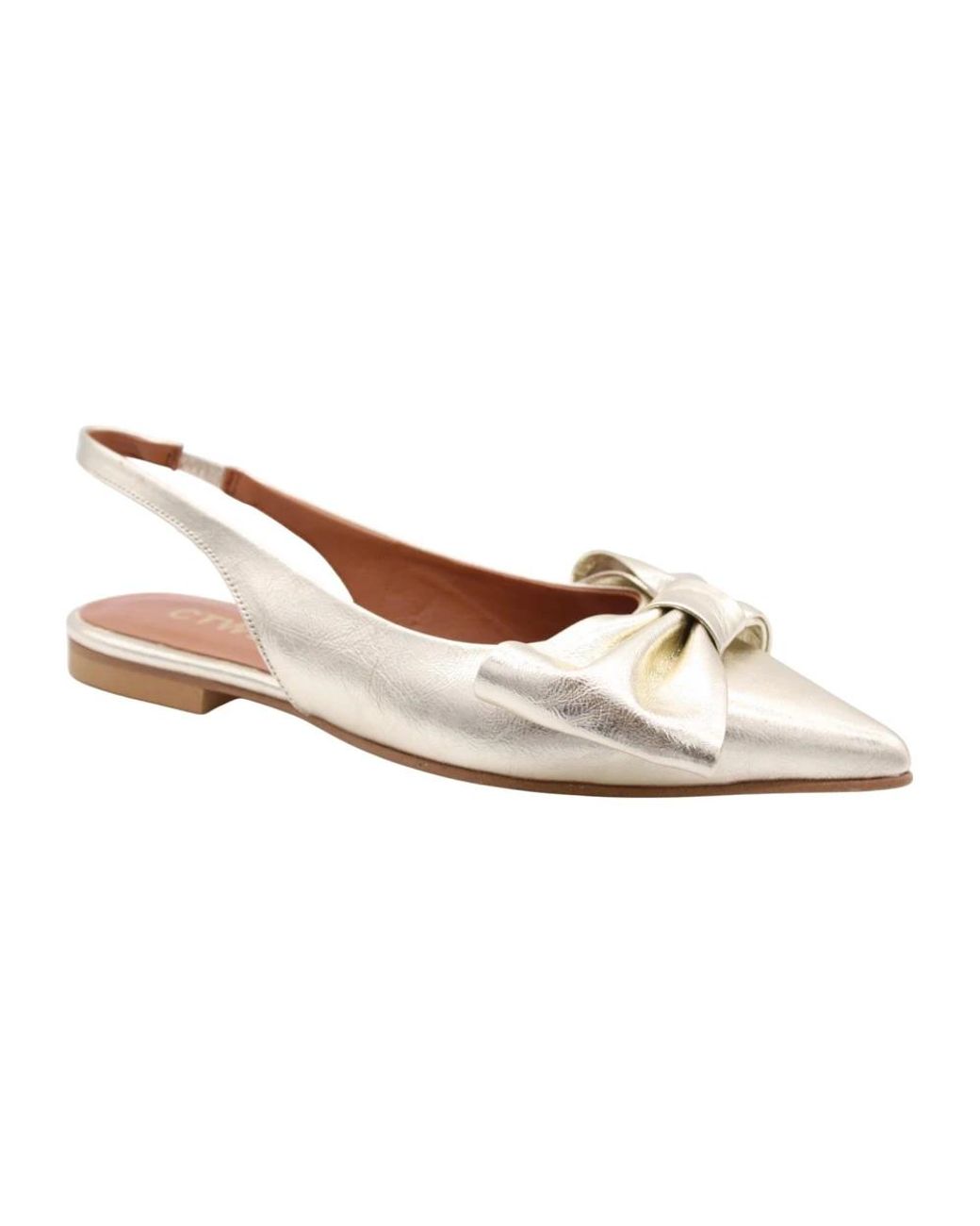 CTWLK White Ballerina Shoes