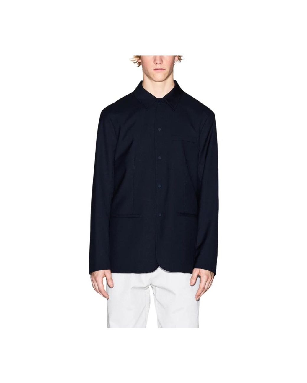 ARMANI EXCHANGE Blue Light Jackets for men