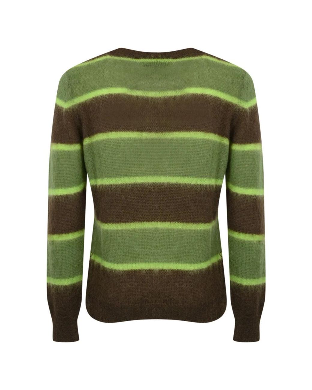 Amaranto Green Round-Neck Knitwear for men