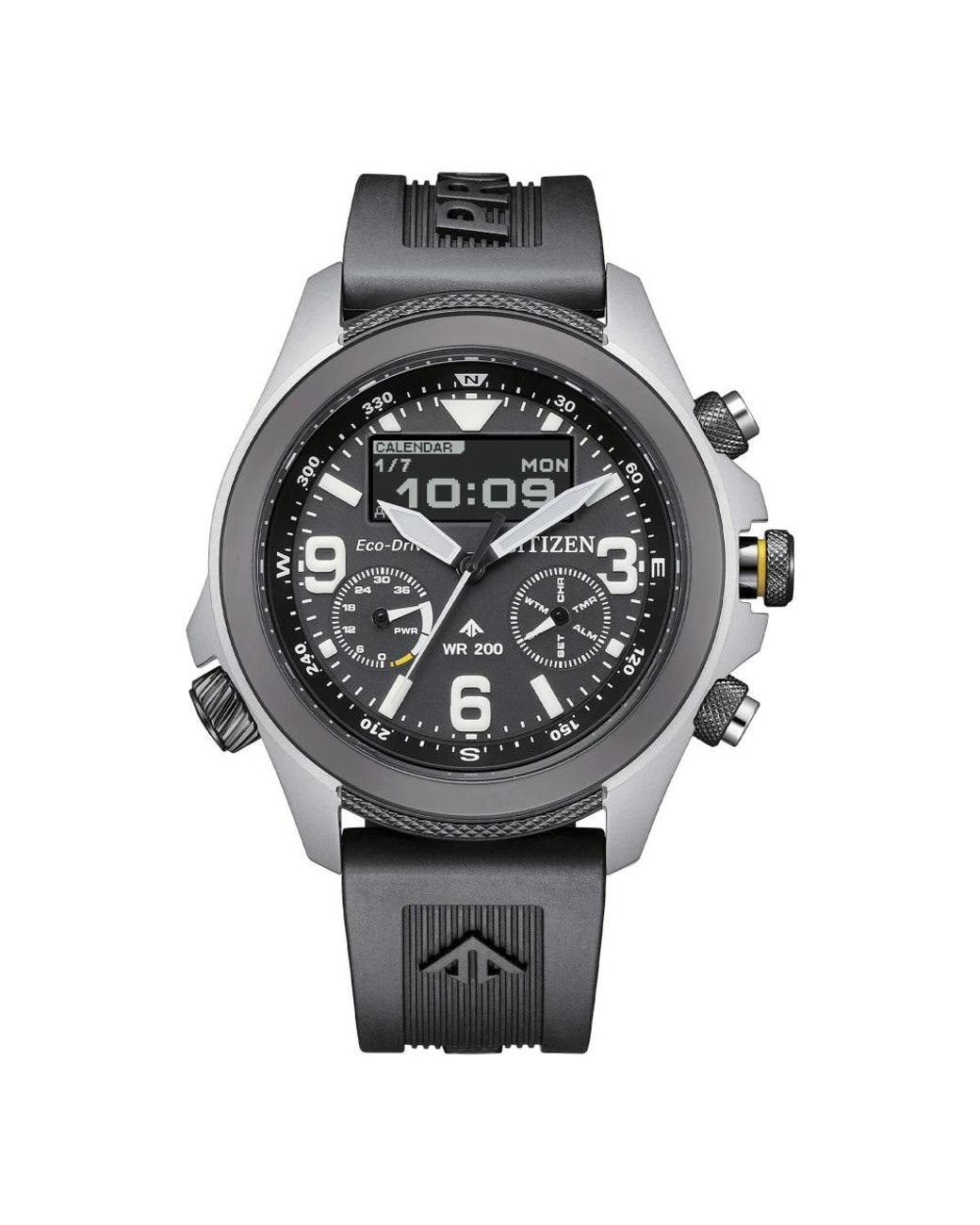 Jv1007-07e - land u822 di Citizen in Metallic da Uomo