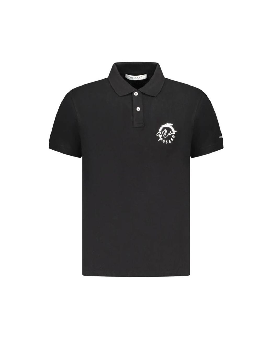 Trussardi Black Polo Shirts for men