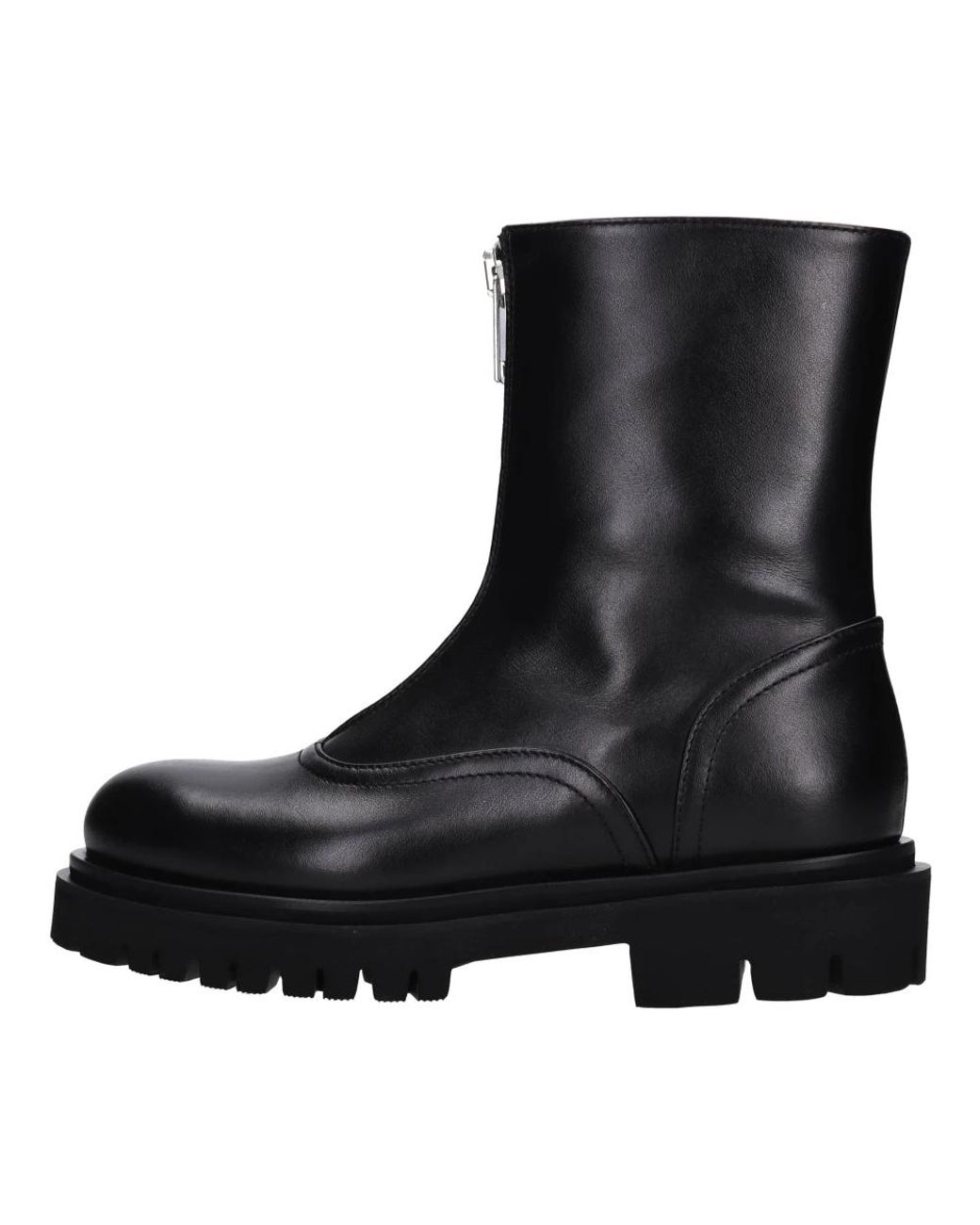 Anna F. Black Ankle Boots